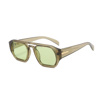 Vintage Punk Square Frame Sunglasses