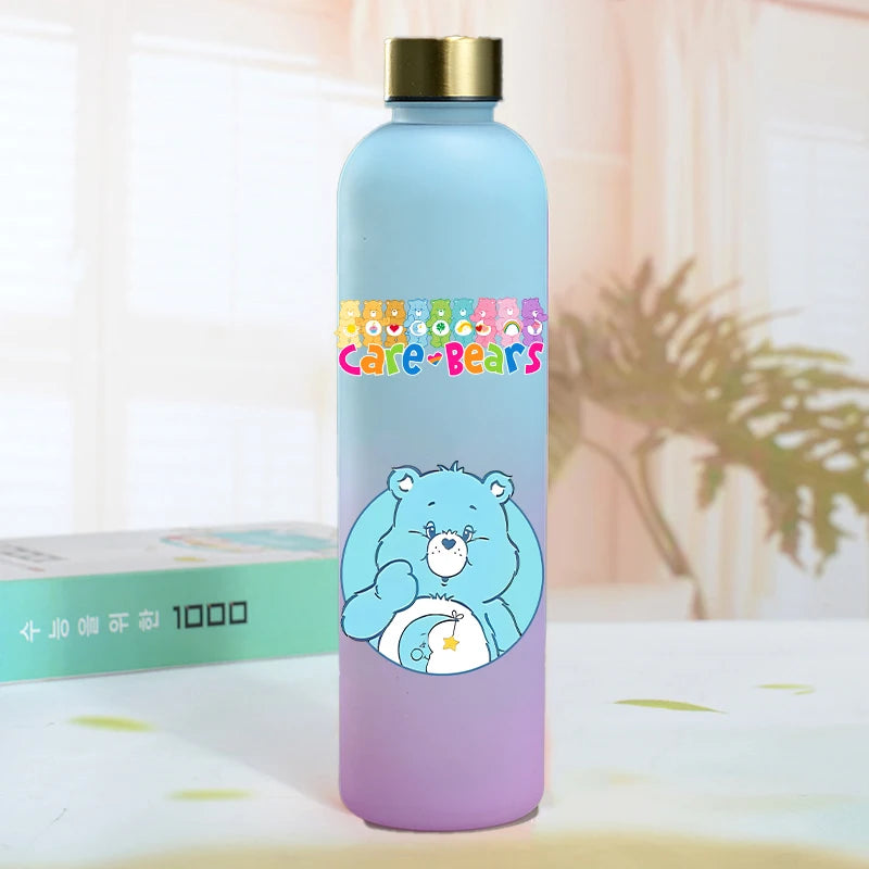Cute Care Bears Water Bottle Outdoor Sports Kawaii Cup