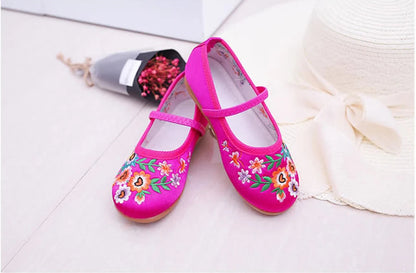 Girls Soft Leather Sole Dance Shoes