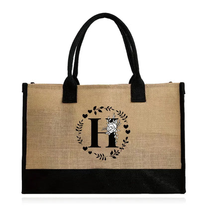 Large Capacity Grocery Letter Pattern Bags