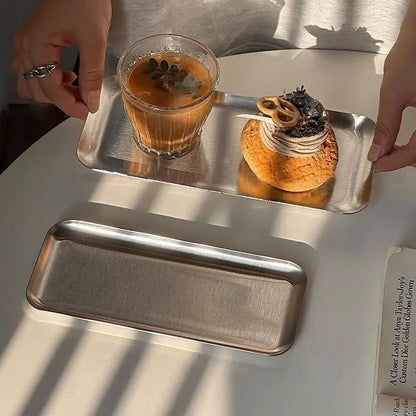 Stainless Steel Rectangular Plate Trays
