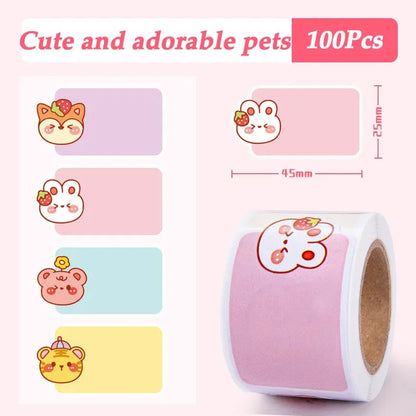 Cartoon sticker marking waterproof and tear resistant sticker