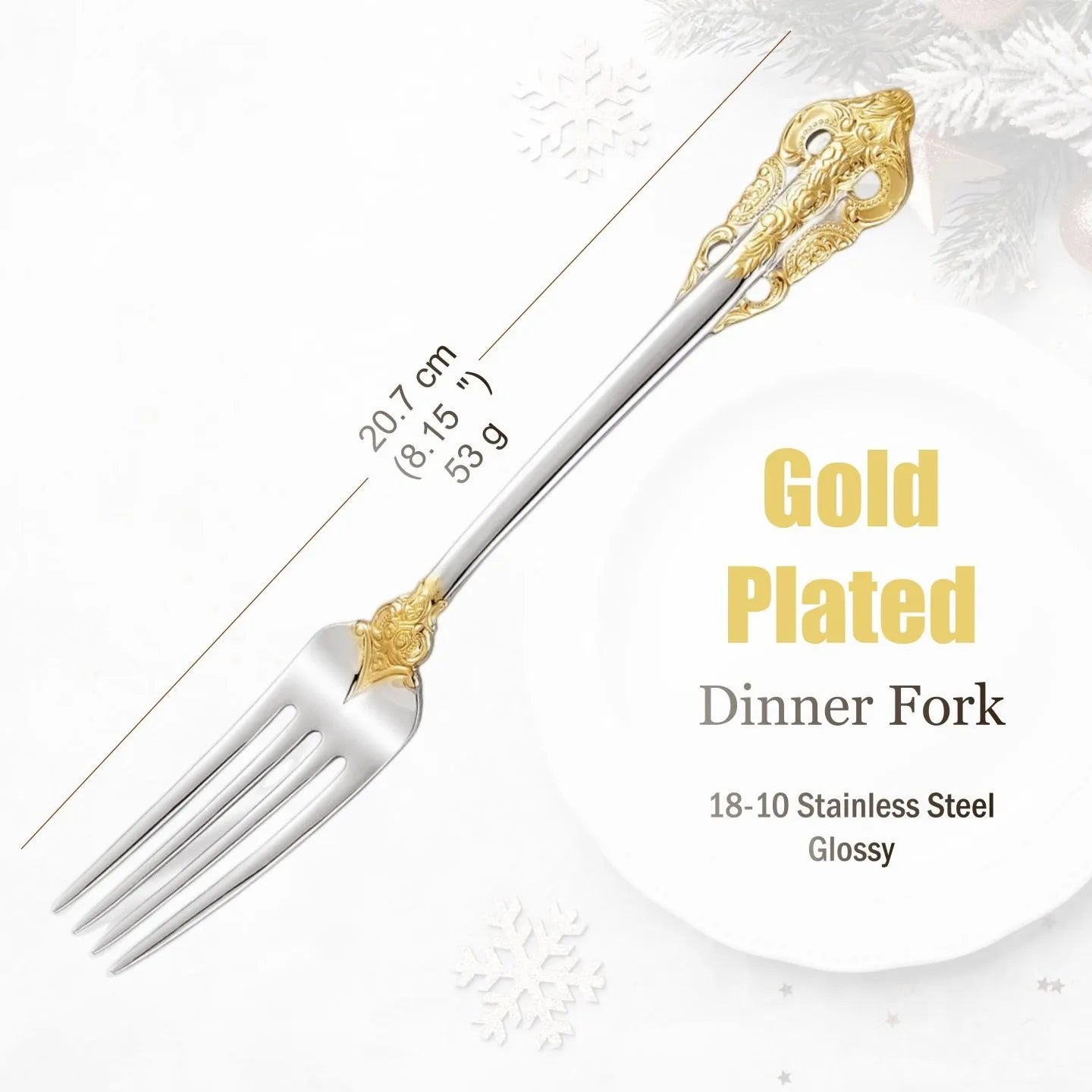 Stainless Steel Silver Flatware Set