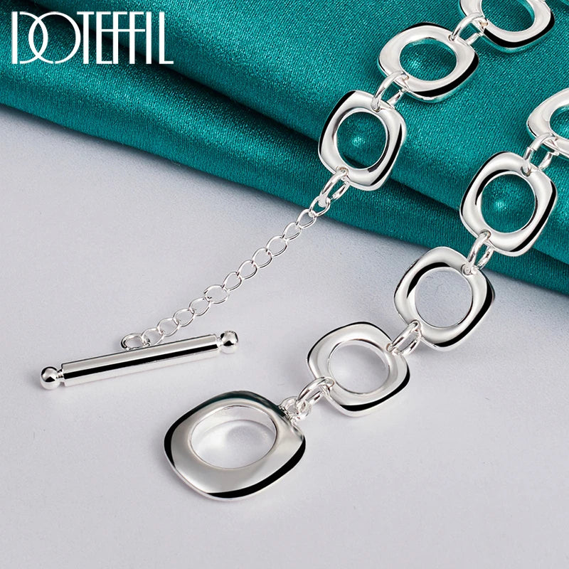 925 Sterling Silver Round Chain Necklace Jewelry