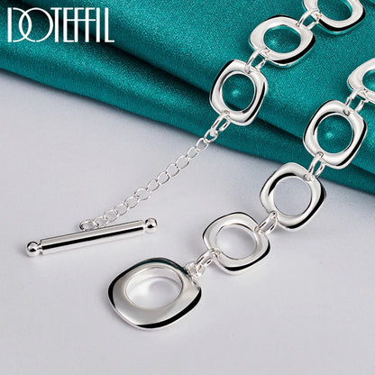 925 Sterling Silver Round Chain Necklace Jewelry