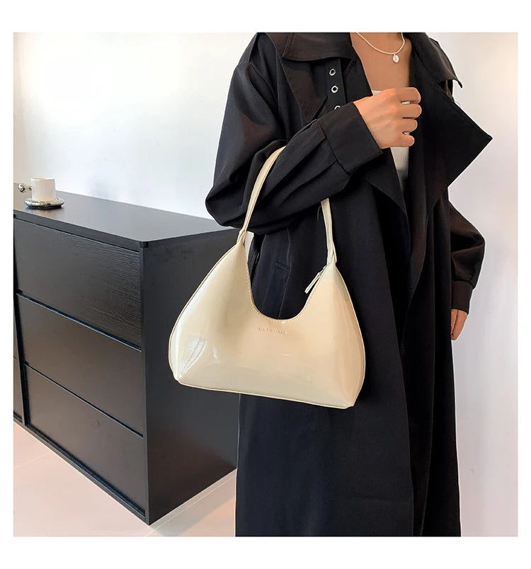 DANA Patent Leather Tote Bag