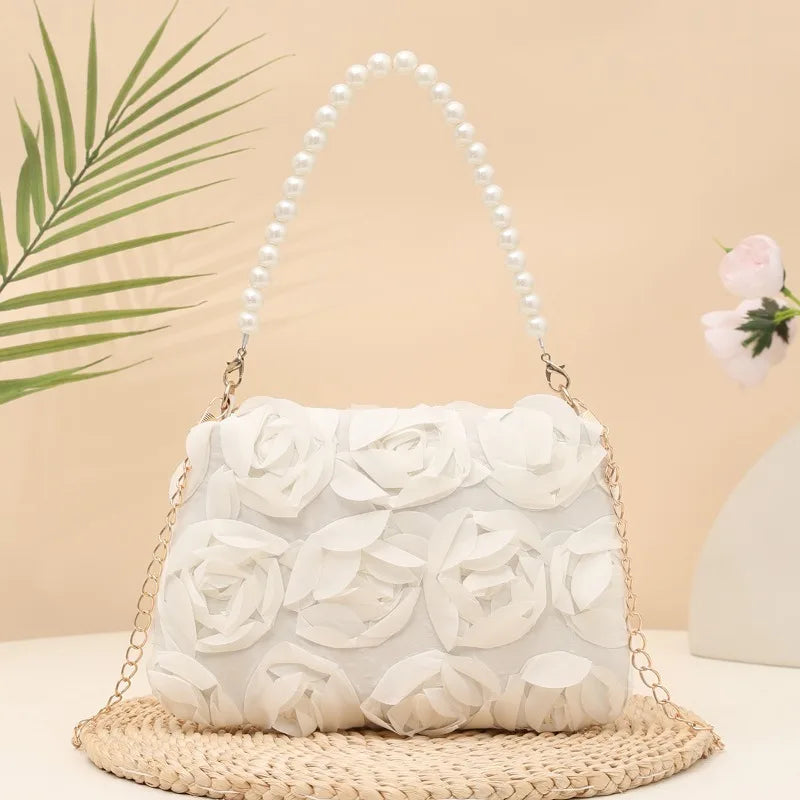 Floral Crossbody Small Shoulder Purse Floral Print Casual Handbag