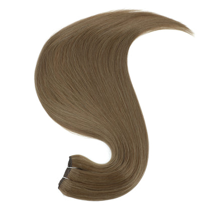 Bone Straight Hair Extensions Brown Color