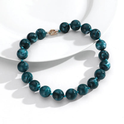 Bohemian Style Handmade Beaded Necklace Jewelry
