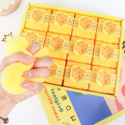 Squishy Square Cheese Squeeze Toys