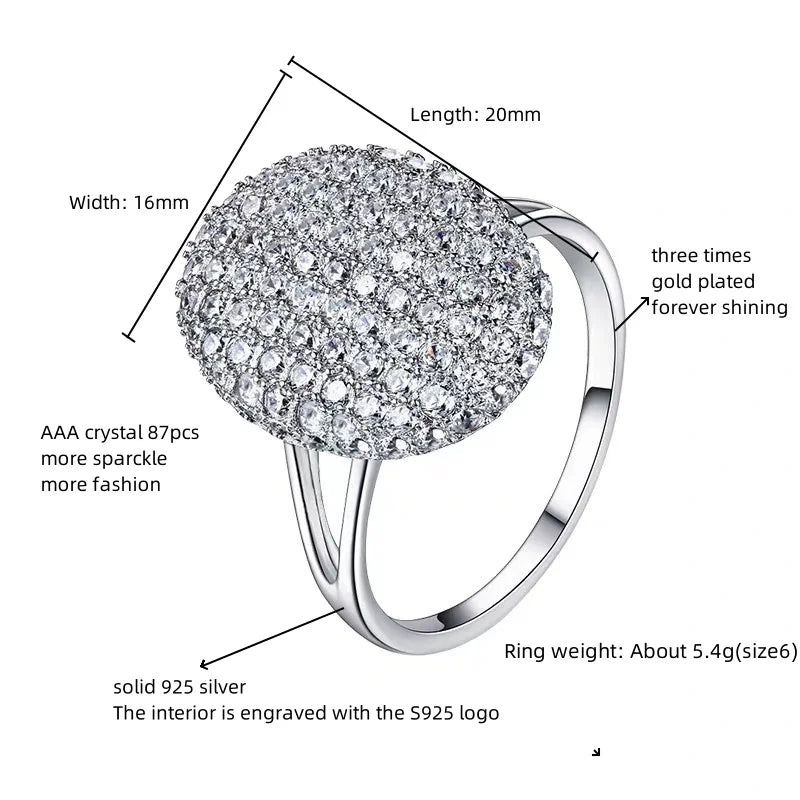 Authentic S925 sterling silver set with diamond Twilight Breaking Dawn Bella Rings