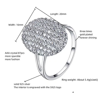 Authentic S925 sterling silver set with diamond Twilight Breaking Dawn Bella Rings