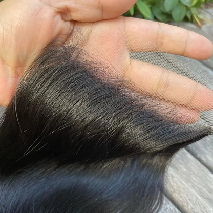 13x4 Lace Frontal Closure Straight Water Wave Kinky Curly