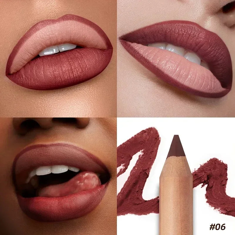Matte 8-colors Lip Liner Pencil Lip Contour Lipstick Waterproof Lipliner Makeup
