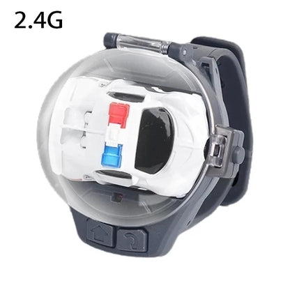 Mini RC Car Watch With LED Lights Toys