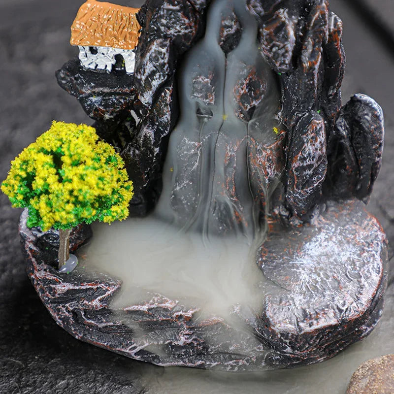 Backflow Incense Holder Waterfall Incense Burner Home Decor Aromatherapy