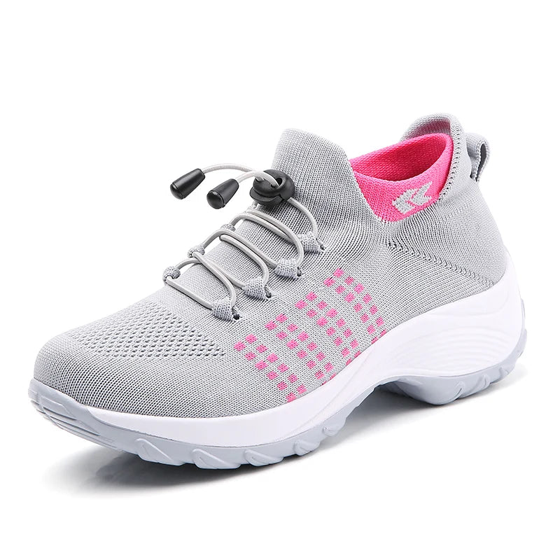 Walking Trainers Fly Weaving Sock Sneakers