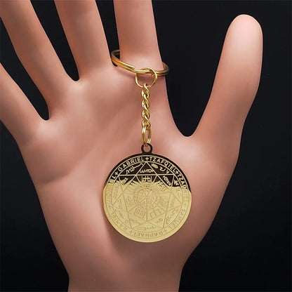 Seven Archangels Amulet Stainless Steel Necklaces