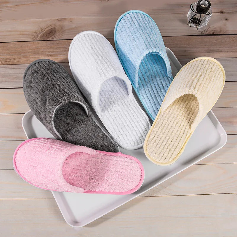 1Pair Winter Warm plush Slippers