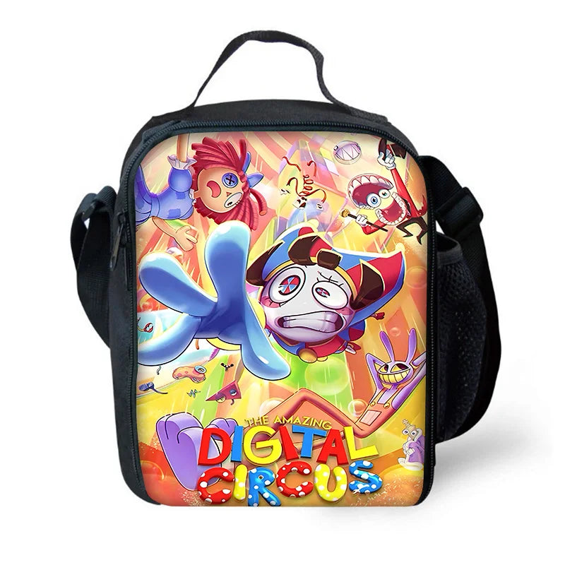 Cartoon A-AmazingS DigitalS Circus Child School Backpack Set
