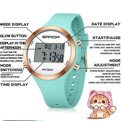 Digital Sports Electronic Watches