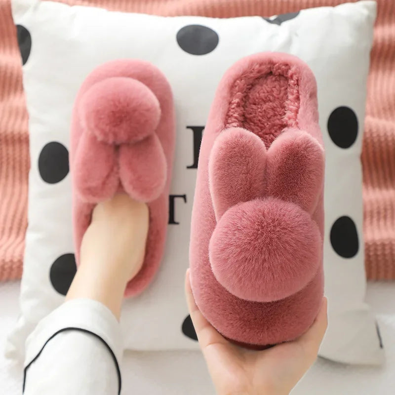 Winter Warm Cotton Cartoon Design Slipper