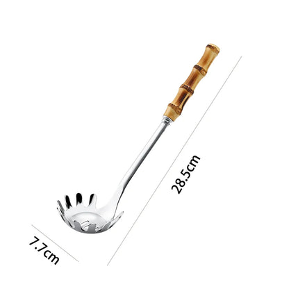 Stainless Steel Colander Metal Noodle Spoon