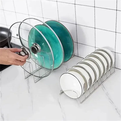 Bowl Dish Organizer Stainless Steel Dish Holder