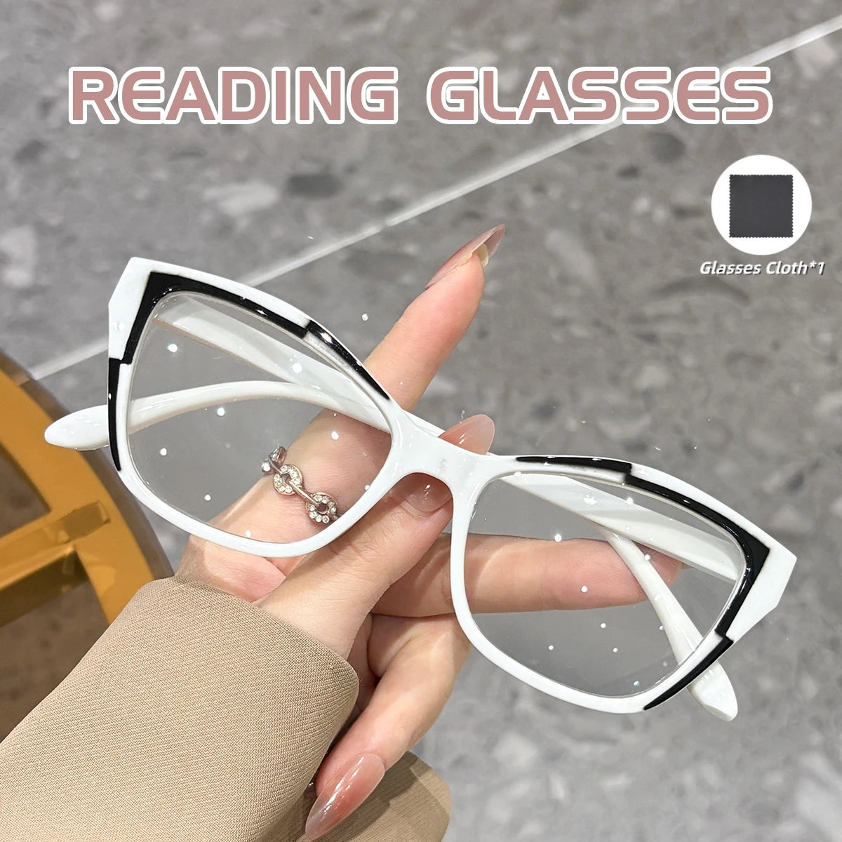 Cat Eye Reading Anti-blue Light Blocking Blue Light Readers Eyeglasses
