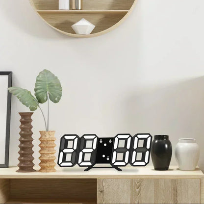 Digital Desktop Clock Wall mounted Decorative Electronic
