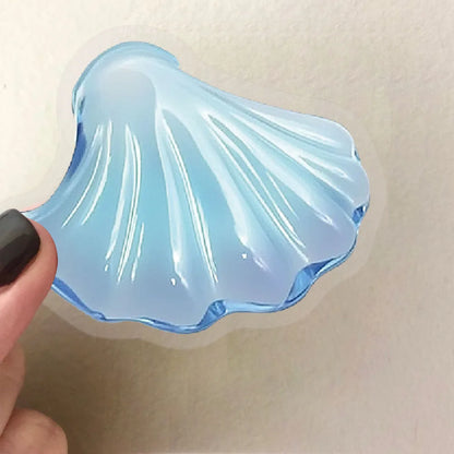 50pcs Cartoon Shell Graffiti PET Stickers Conch Pearl DIY Decorative