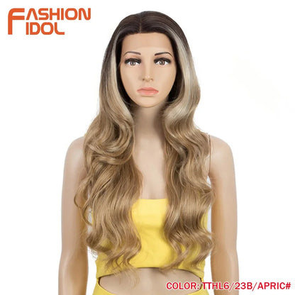 Lace Front Wig Synthetic With Baby Hair Wigs