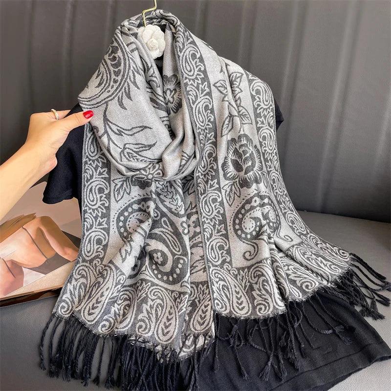 Luxury Cashmere Pashmina Shawl Scarves