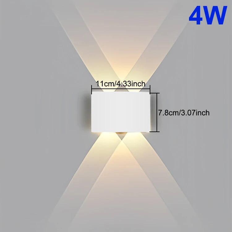 LED Wall Lamp Indoor Up and Down Interior Wall Light