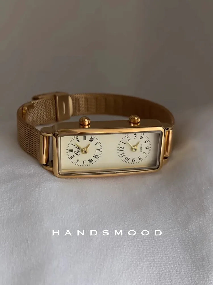 Elegantes relojes de cuarzo de cuero