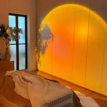 Sunset projection lamp USB home decoration