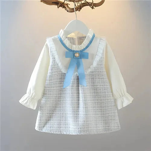 6M-3Y Vintage Spring Autumn Newborns Princess Dress