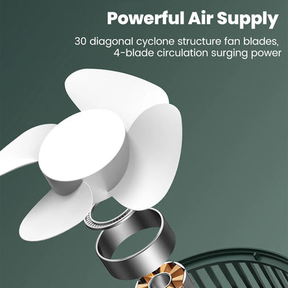 Mini USB Rechargeable Table Fan Portable USB
