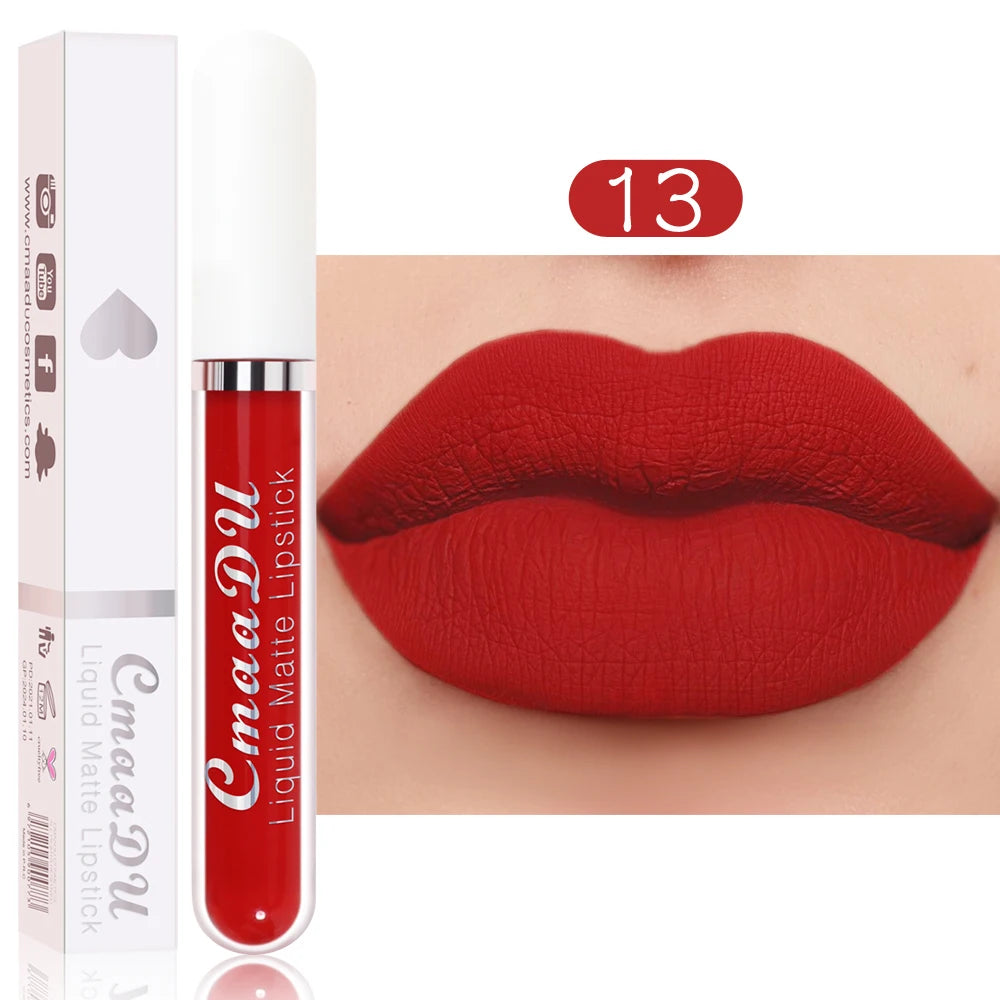 1 Pcs Matte Lip Gloss Liquid Lipstick Waterproof