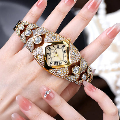 Light Luxury Brand Diamond Inlaid Bracelet Waterproof Watches