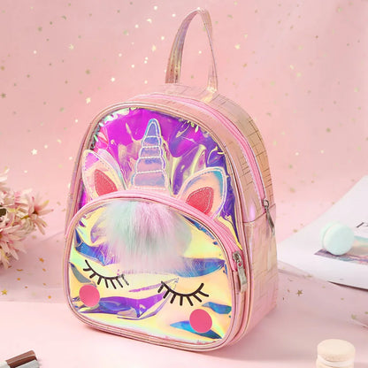Cartoon School Book Bag Cute 3D Fur Backpacks