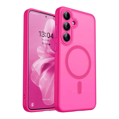 Luxury Matte Case For Samsung Galaxy Ultra Plus FE S25Plus S24FE S25FE Magsafe Cover