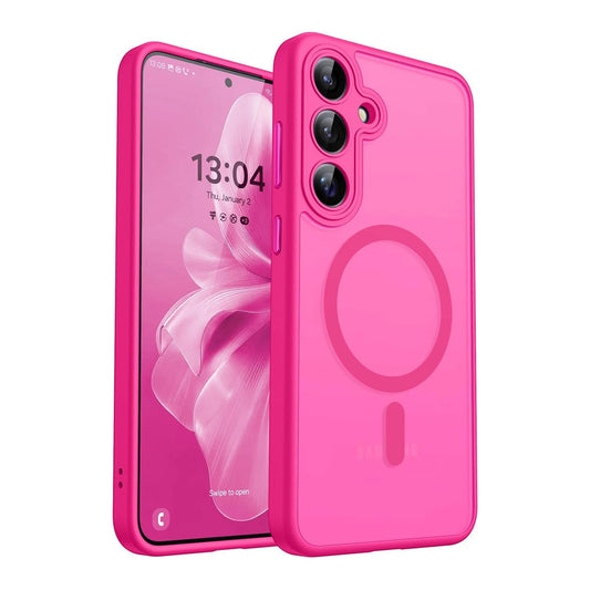 Luxury Matte Case For Samsung Galaxy Ultra Plus FE S25Plus S24FE S25FE Magsafe Cover