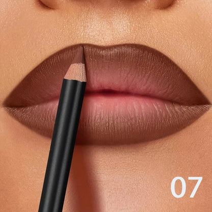 Waterproof Matte Lip Liner Long-Lasting Non-Transfer Formula Matte Finish