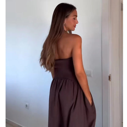 Top Hanging Neck Dress