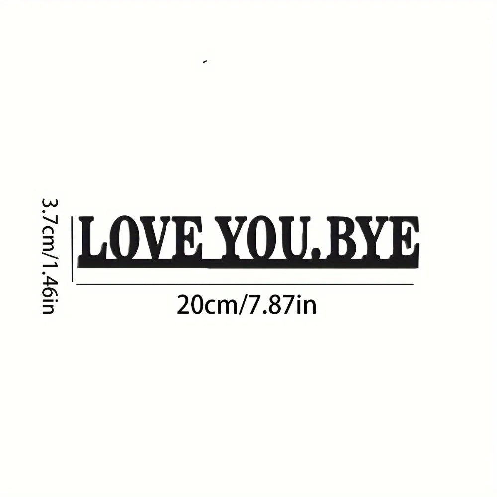 1pc Modern Metal Toilet Door Sign