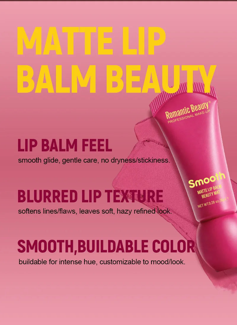 Matte Soft Mist Long-Lasting Lipstick Colorful Whitening Lip Glaze Lip Makeup