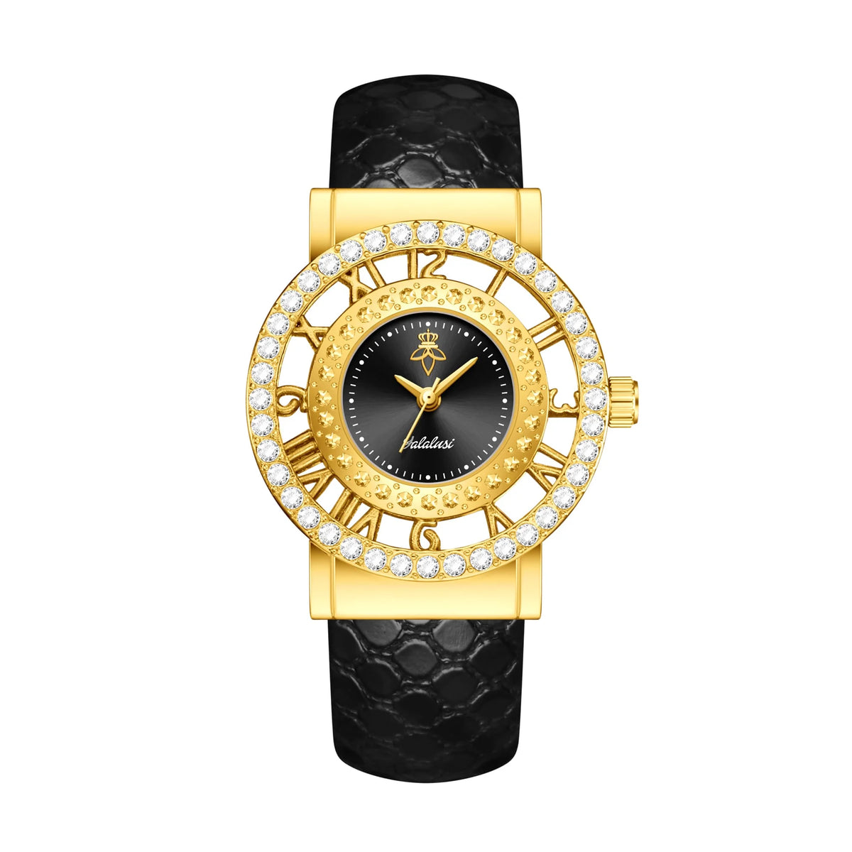 Adjustable Bracelet Skeletonised Dial Distinctive Watch