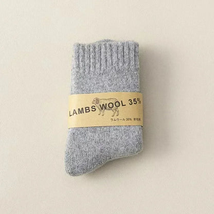 Winter 30% Wool Cashmere Warm Furry Sock Chic Solid Color Calf Sock