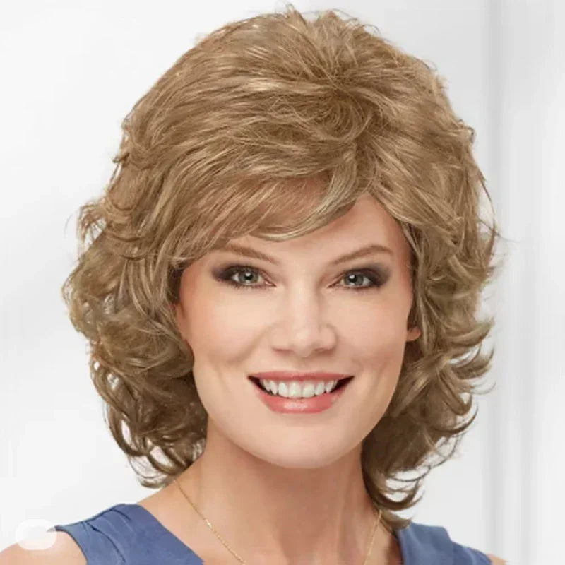 Synthetic Hair Short Curly Wigs